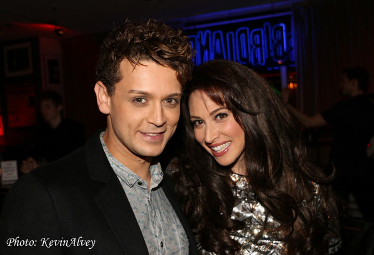 Michael Longoria and Lesli Margherita at 