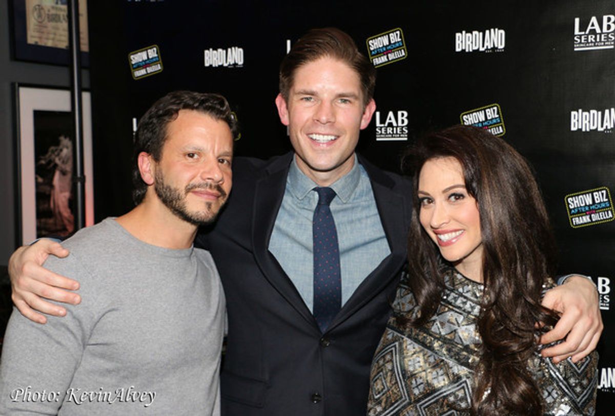 Nick Kenkel, Frank DiLella and Lesli Margherita at 