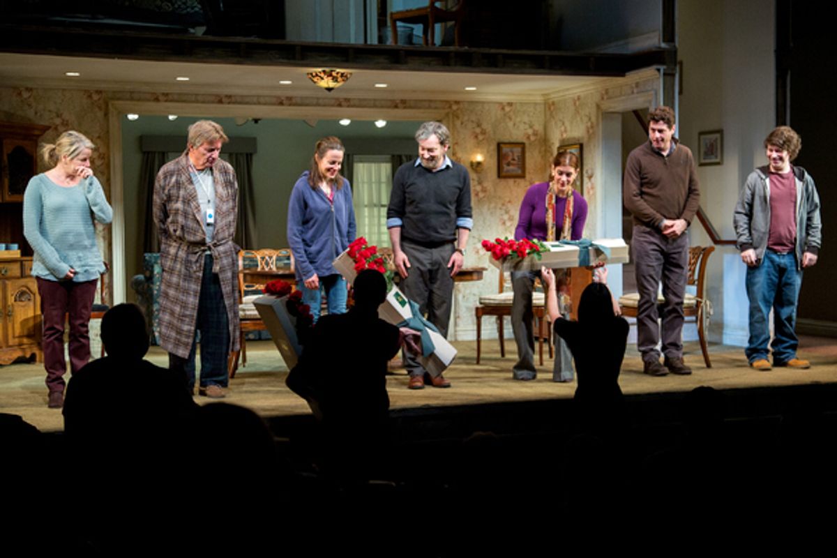 Tasha Lawrence, Larry Bryggman, Maria Dizzia, Jeremy Shamos, Kate Walsh, Gary Wilmes, Seth Steinberg at 