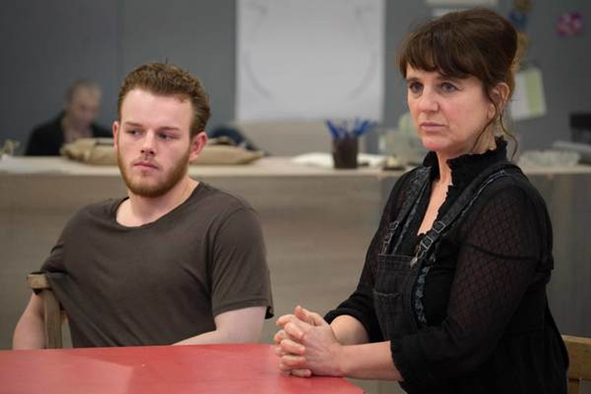 Callum Woodhouse and Elizabeth Hill at 