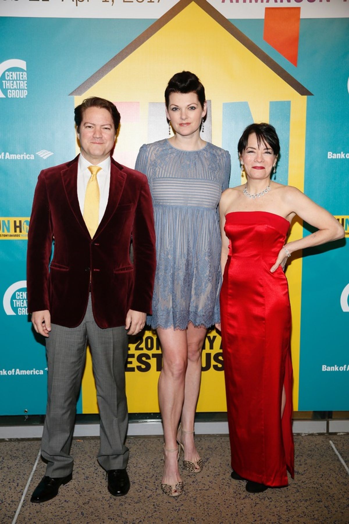 Robert Petkoff, Kate Shindle and Susan Moniz at 