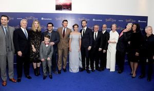 Todd Lieberman, David Hoberman,Hattie Morahan, Nathan Mack, Josh Gad, Luke Evans, Emma Watson, Dan Stevens, Stanley Tucci, Emma Thompson, Ian McKellen, Audra McDonald and Alan Menken @ BroadwayWorld Todd Lieberman, David Hoberman,Hattie Morahan, Nathan Mack, Josh Gad, Luke Evans, Emm Photo