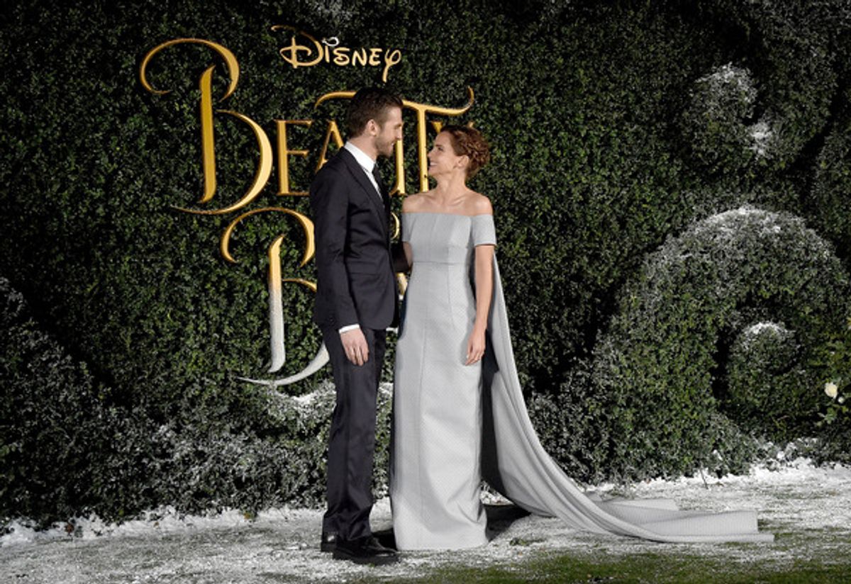 Emma Watson and Dan Stevens at 