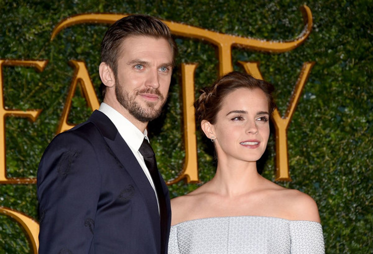 Emma Watson and Dan Stevens at 