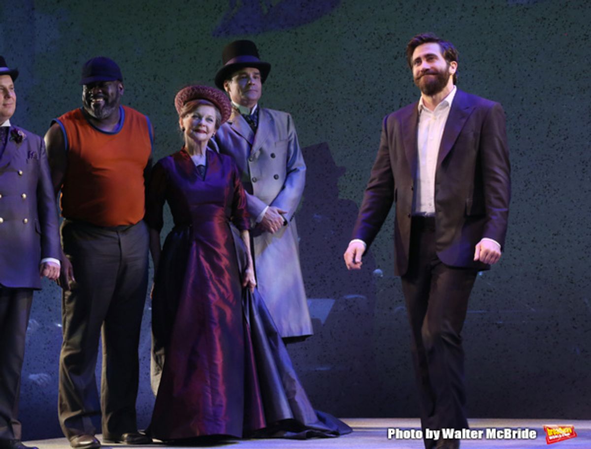 Brooks Ashmanskas, Phillip Boykin, Robert Sean Leonard and Jake Gyllenhaal  at 