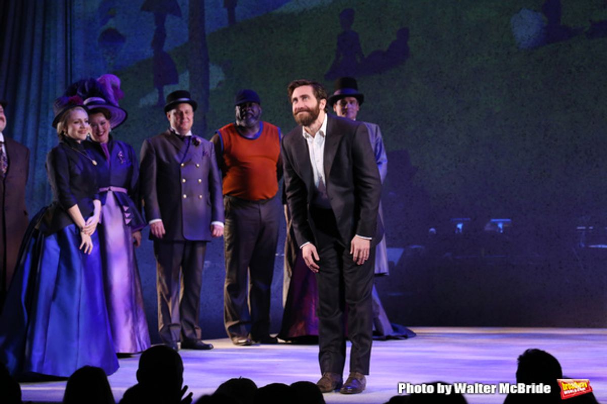 Annaleigh Ashford, Liz McCartney, Brooks Ashmanskas, Phillip Boykin, Robert Sean Leonard and Jake Gyllenhaal  at 