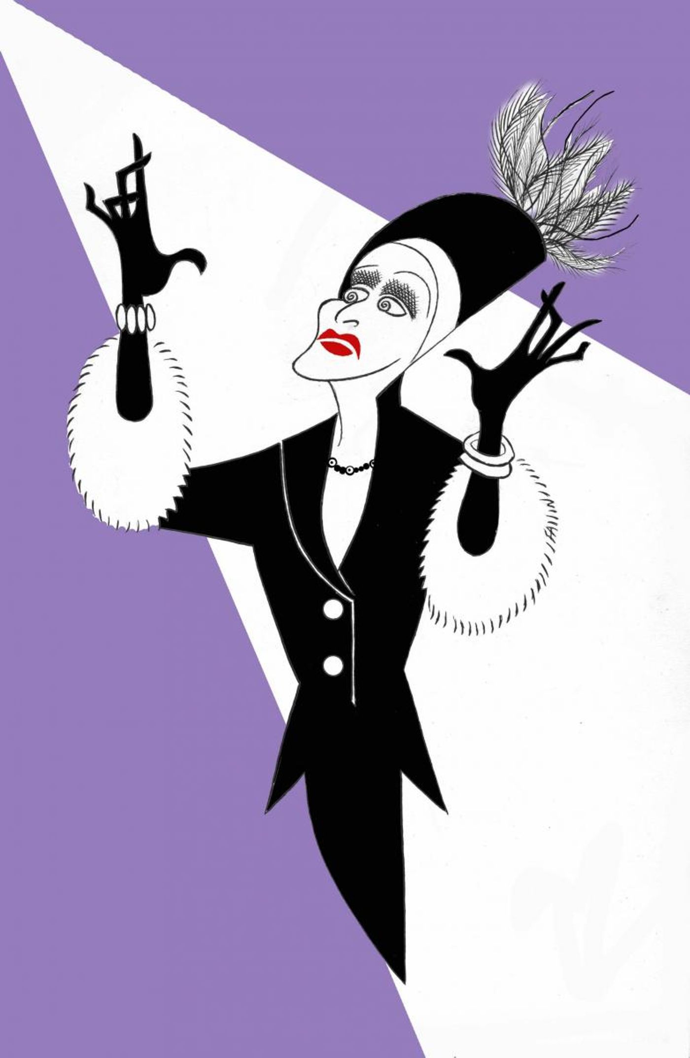 BWW Exclusive: Ken Fallin Draws the Stage - Glenn Close in SUNSET BOULEVARD  Image