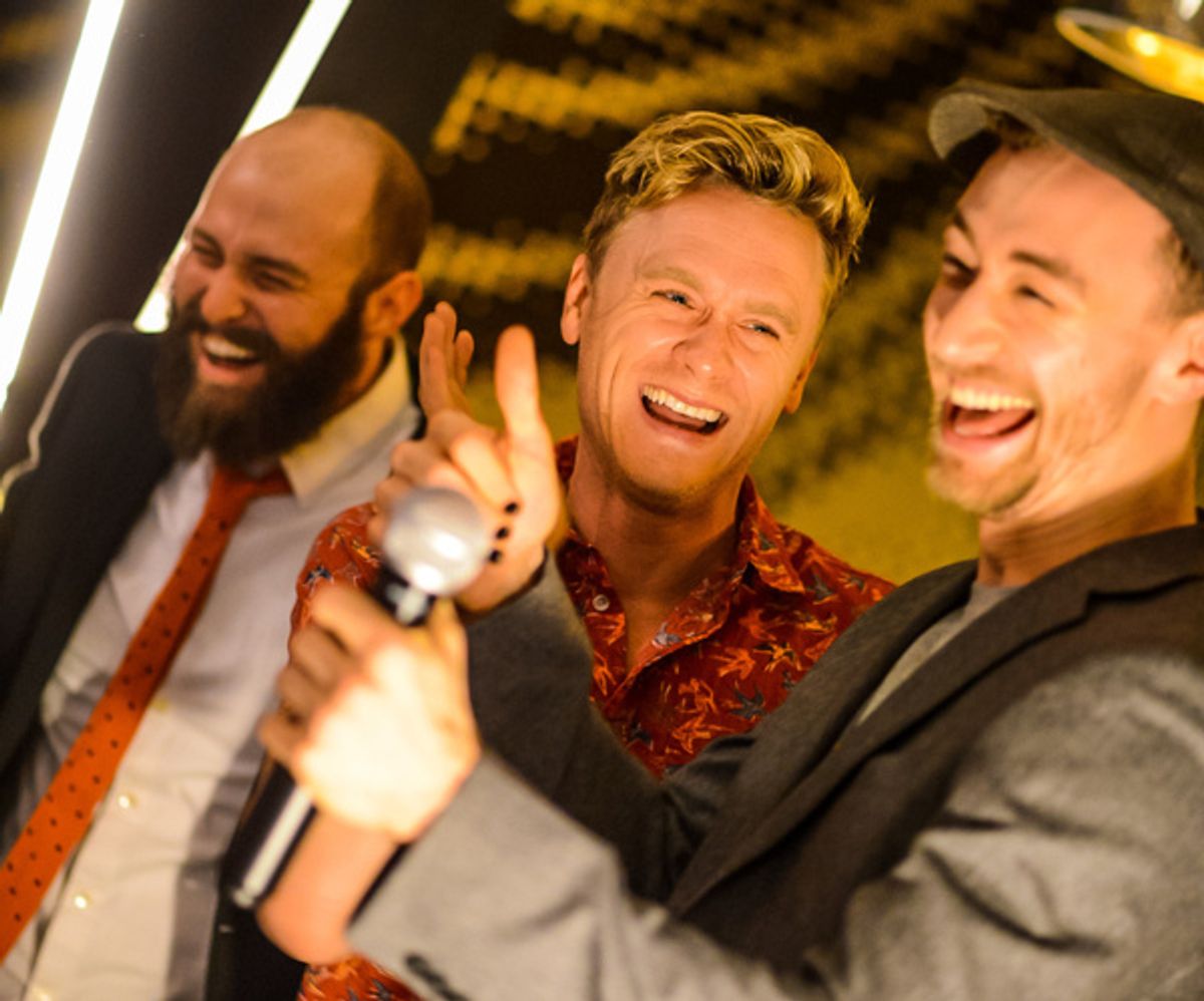 Nick Gaswirth, Josh Canfield, and Alex Gibson at 