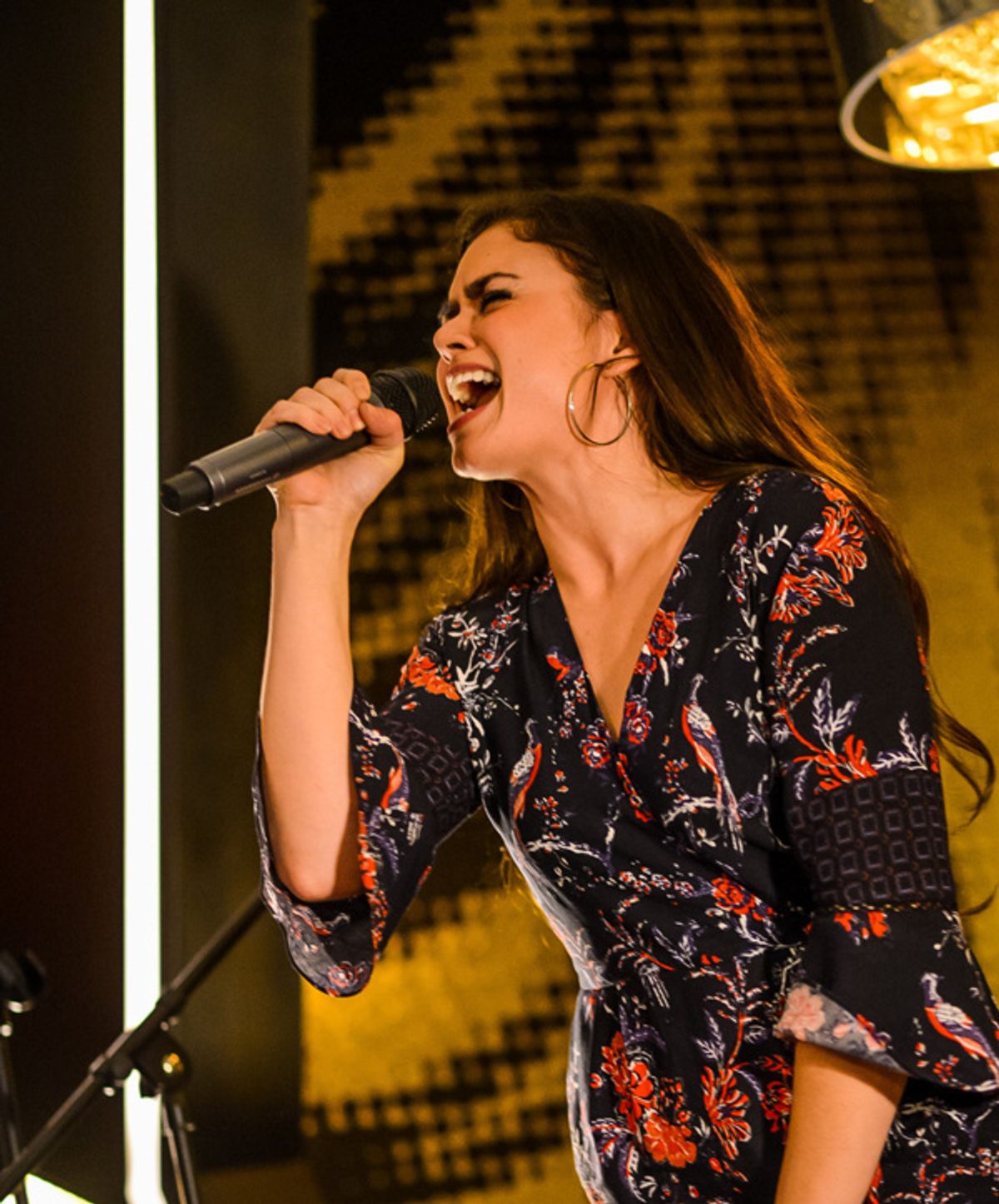 Ashely Perez Flanagan at  GREAT COMET and HAMILTON Tour Unite at Broadway at W Times Square