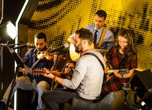 Nicholas Belton, Andrew Mayer, Alex Ortega, Cathryn Wake, and Ashley Perez Flanagan Photo