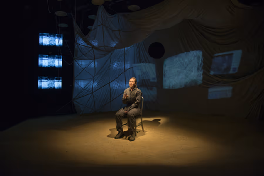 Photo Flash: First Look at Jessie Fisher in GROUNDED at Milwaukee Repertory Theater Image