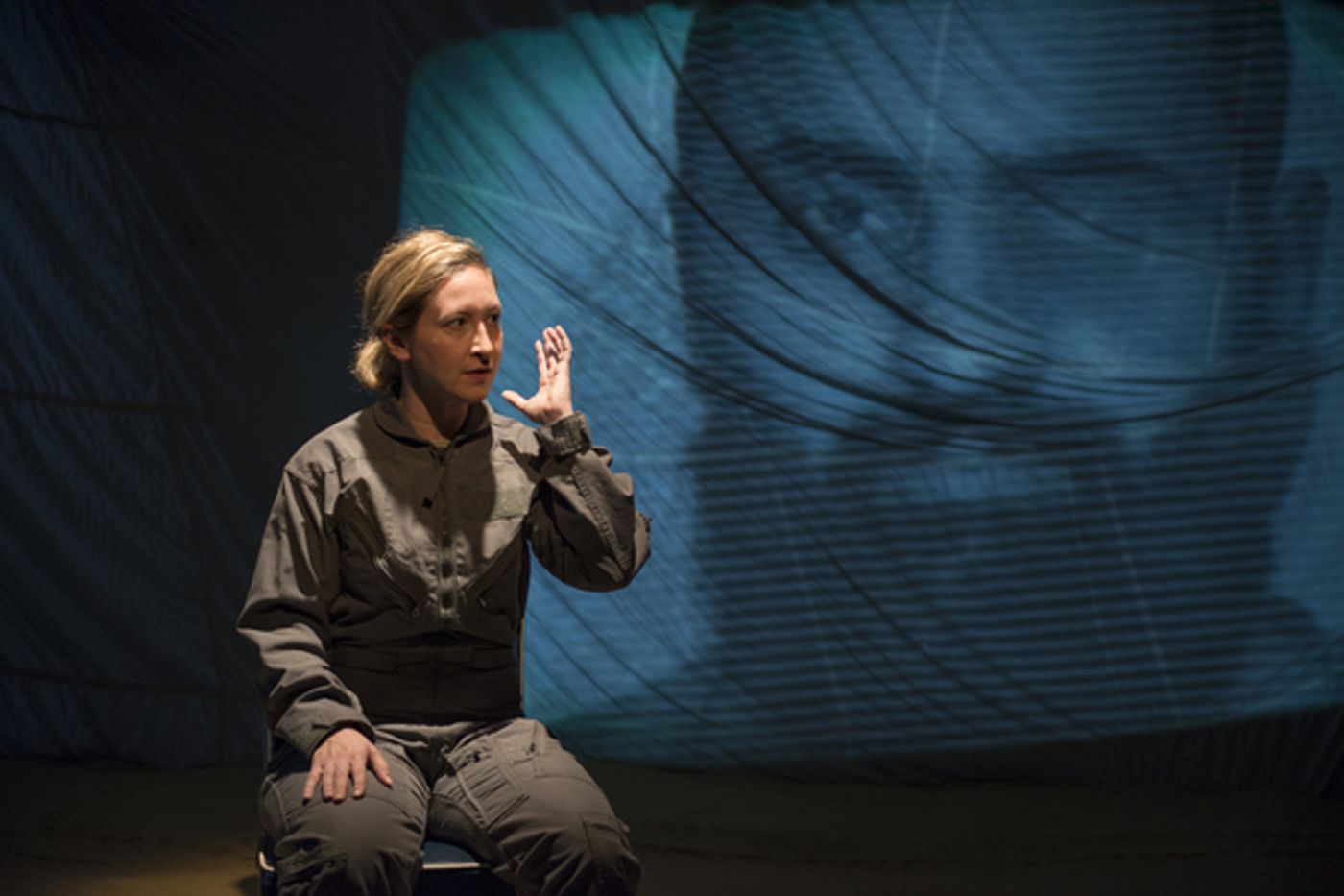 Photo Flash: First Look at Jessie Fisher in GROUNDED at Milwaukee Repertory Theater  Image