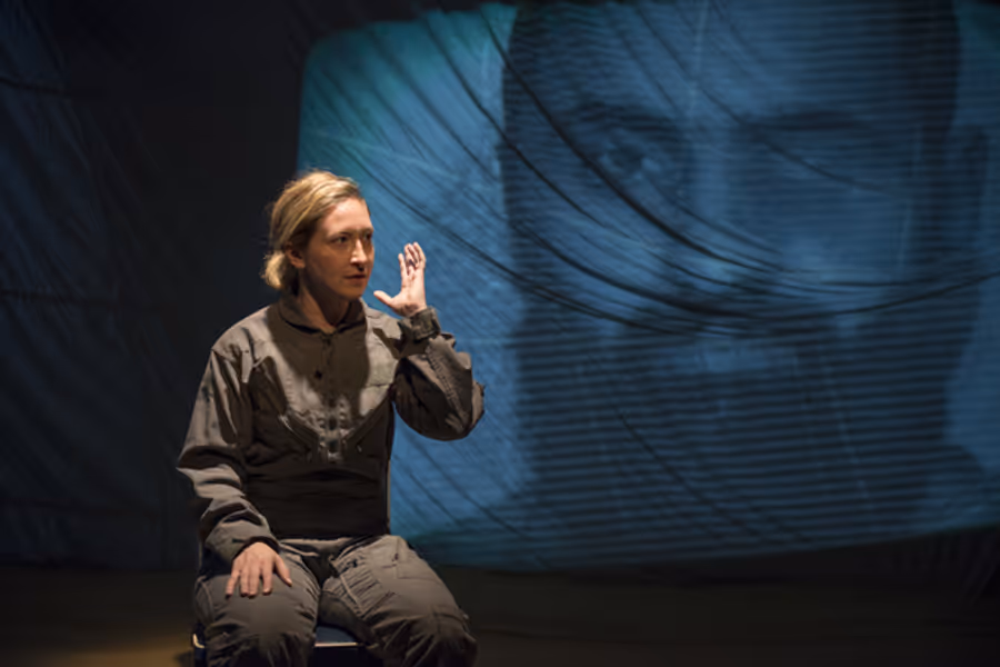 Photo Flash: First Look at Jessie Fisher in GROUNDED at Milwaukee Repertory Theater Image