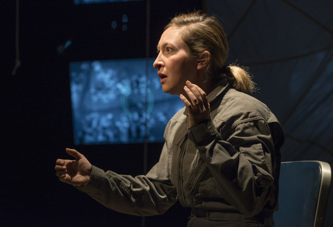 Photo Flash: First Look at Jessie Fisher in GROUNDED at Milwaukee Repertory Theater  Image