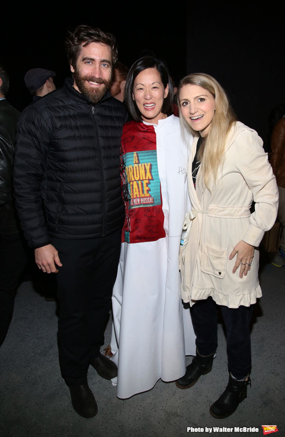 Jake Gyllenhaal, MaryAnn Hu and Annaleigh Ashford  at 