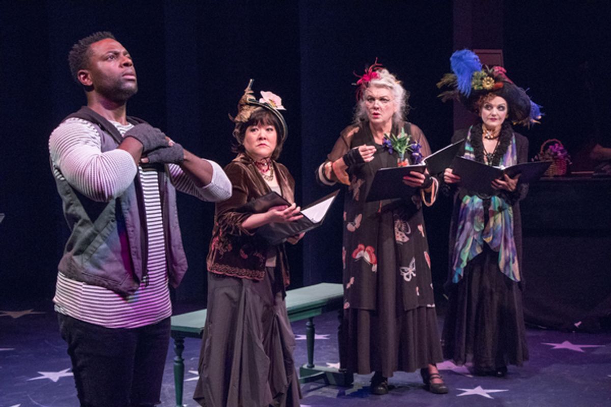 Kristopher Thompson-Bolden, Ann Harada, Tyne Daly, Alison Fraser at 