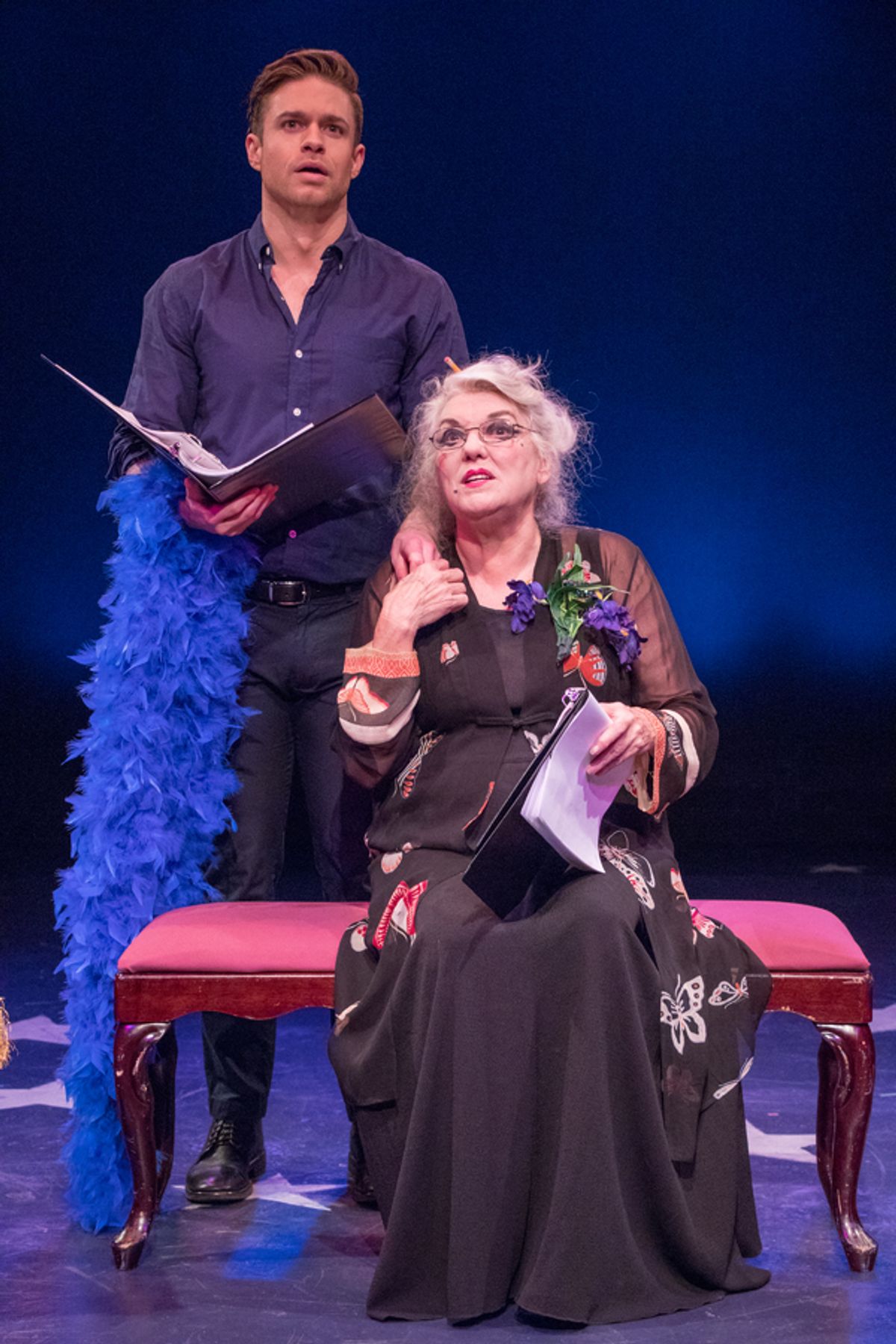 Hunter Ryan Herdlicka, Tyne Daly at 