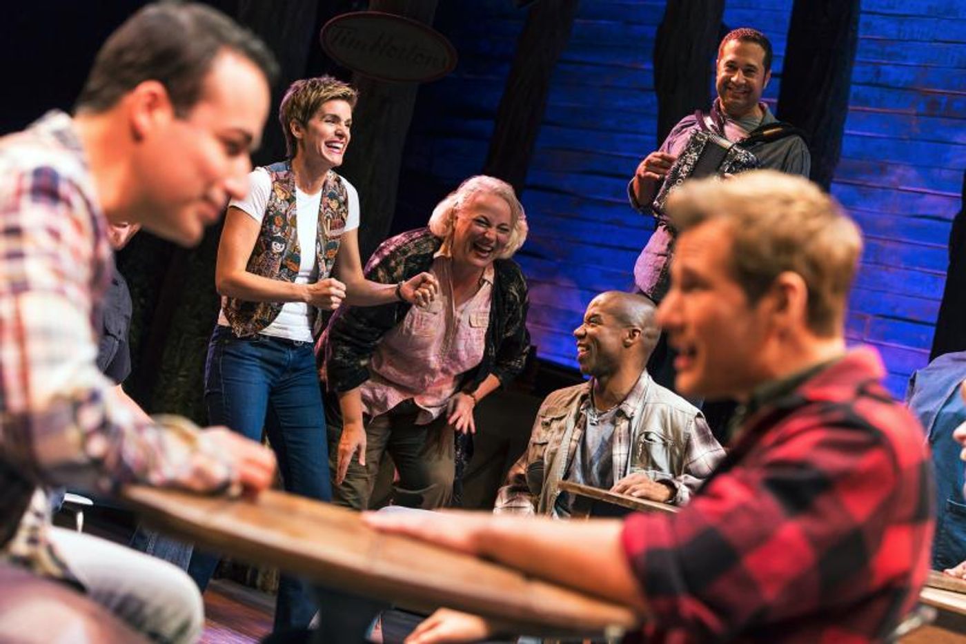 Photo Flash: The Plane Has Landed! First Look at Jenn Colella and More in COME FROM AWAY on Broadway  Image