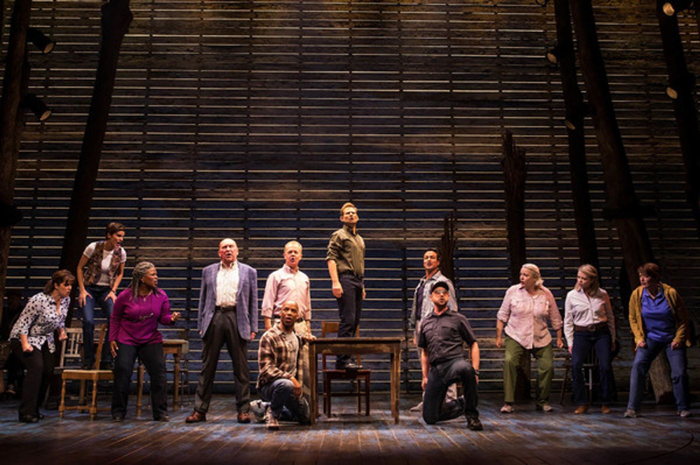 Photo Flash: The Plane Has Landed! First Look at Jenn Colella and More in COME FROM AWAY on Broadway  Image