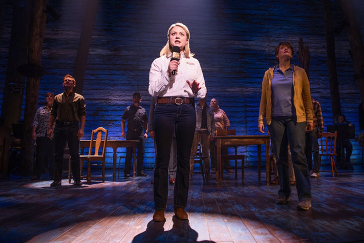 Photo Flash: The Plane Has Landed! First Look at Jenn Colella and More in COME FROM AWAY on Broadway  Image
