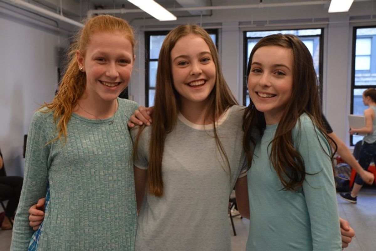 Clara Young, Margaux Blau and Ashley Lanzoni at 