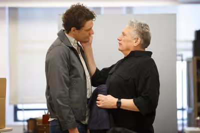 Gabriel Ebert and Harvey Fierstein Photo
