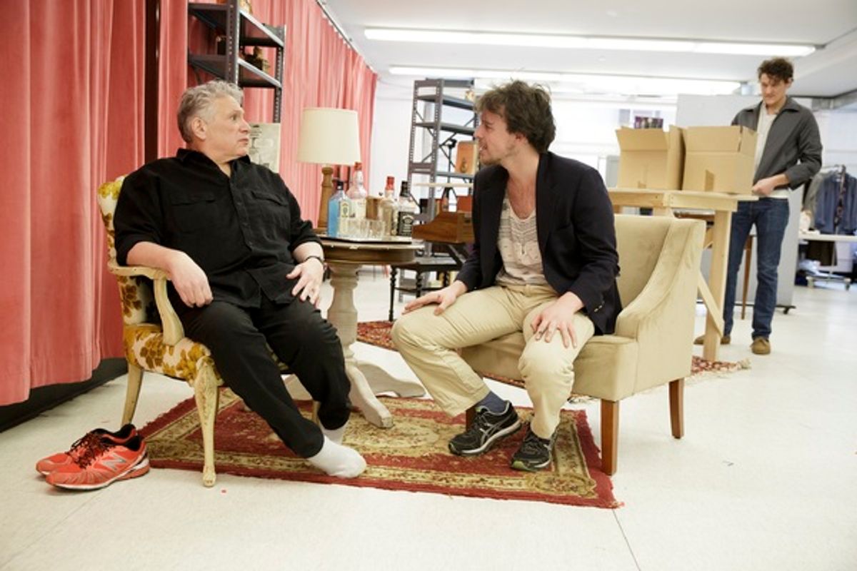 Harvey Fierstein, Christopher Sears, and Gabriel Ebert at 