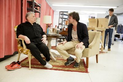 Harvey Fierstein, Christopher Sears, and Gabriel Ebert Photo