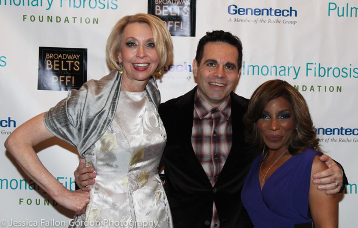 Julie Halston, Mario Cantone and Stephanie Mills at 