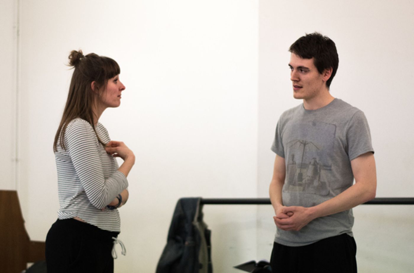 Photo Flash: In Rehearsals with the Cast of ONE LAST THING (FOR NOW)  Image