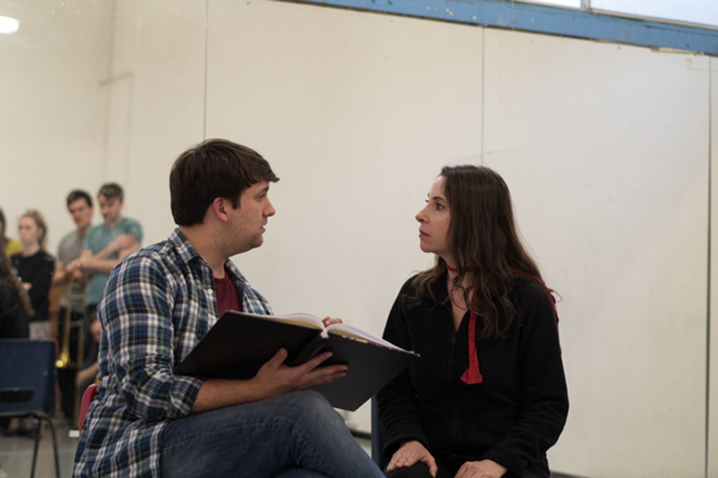 Photo Flash: In Rehearsals with the Cast of ONE LAST THING (FOR NOW)  Image