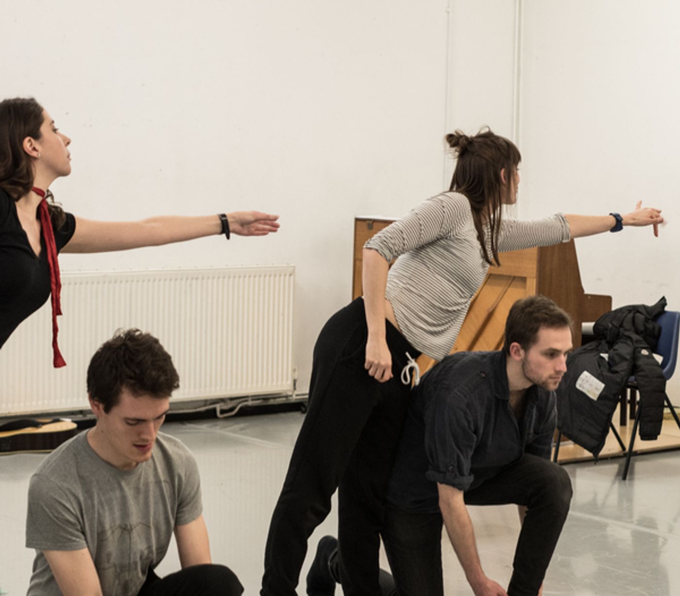 Photo Flash: In Rehearsals with the Cast of ONE LAST THING (FOR NOW)  Image