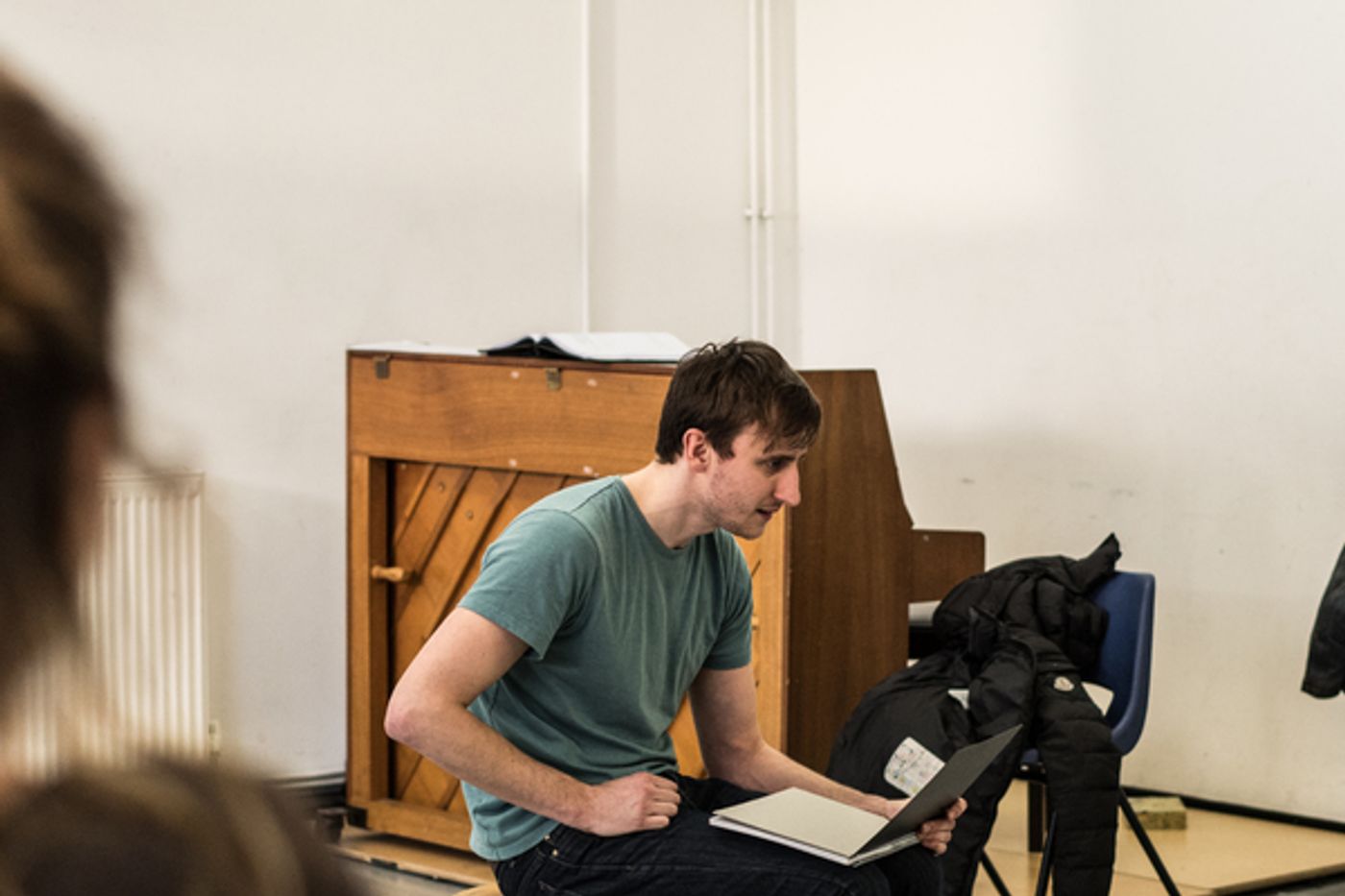 Photo Flash: In Rehearsals with the Cast of ONE LAST THING (FOR NOW)  Image