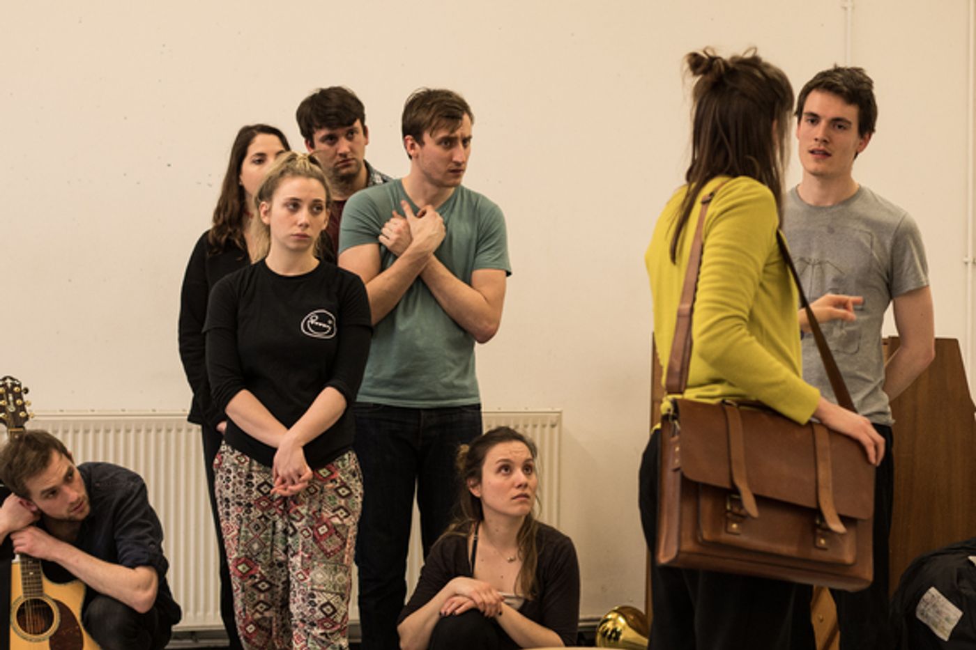 Photo Flash: In Rehearsals with the Cast of ONE LAST THING (FOR NOW)  Image