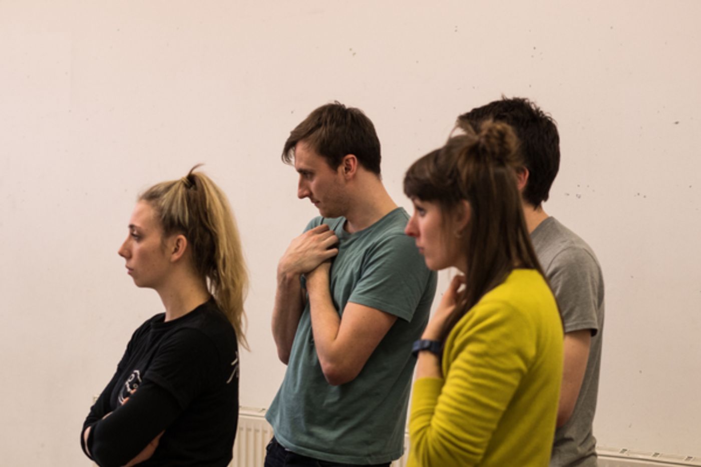 Photo Flash: In Rehearsals with the Cast of ONE LAST THING (FOR NOW)  Image
