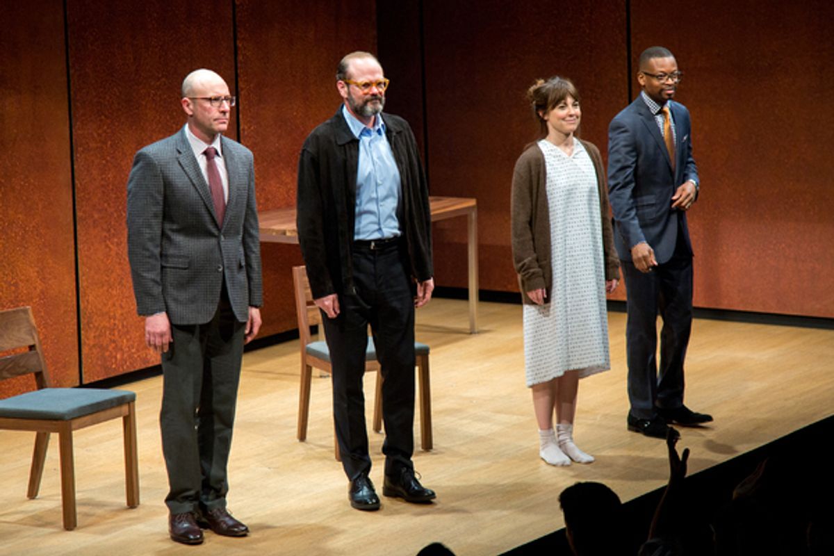 Jordan Lage, Chris Bauer, Rebecca Pidgeon, Lawrence Gilliard, Jr. at 