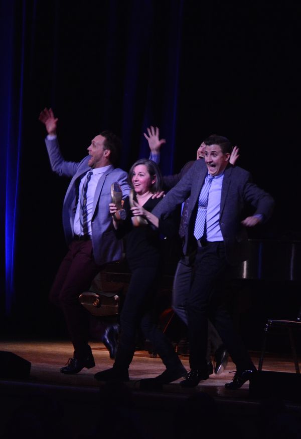 Danny Gardner, Holly Cruz and John Scacchetti Photo