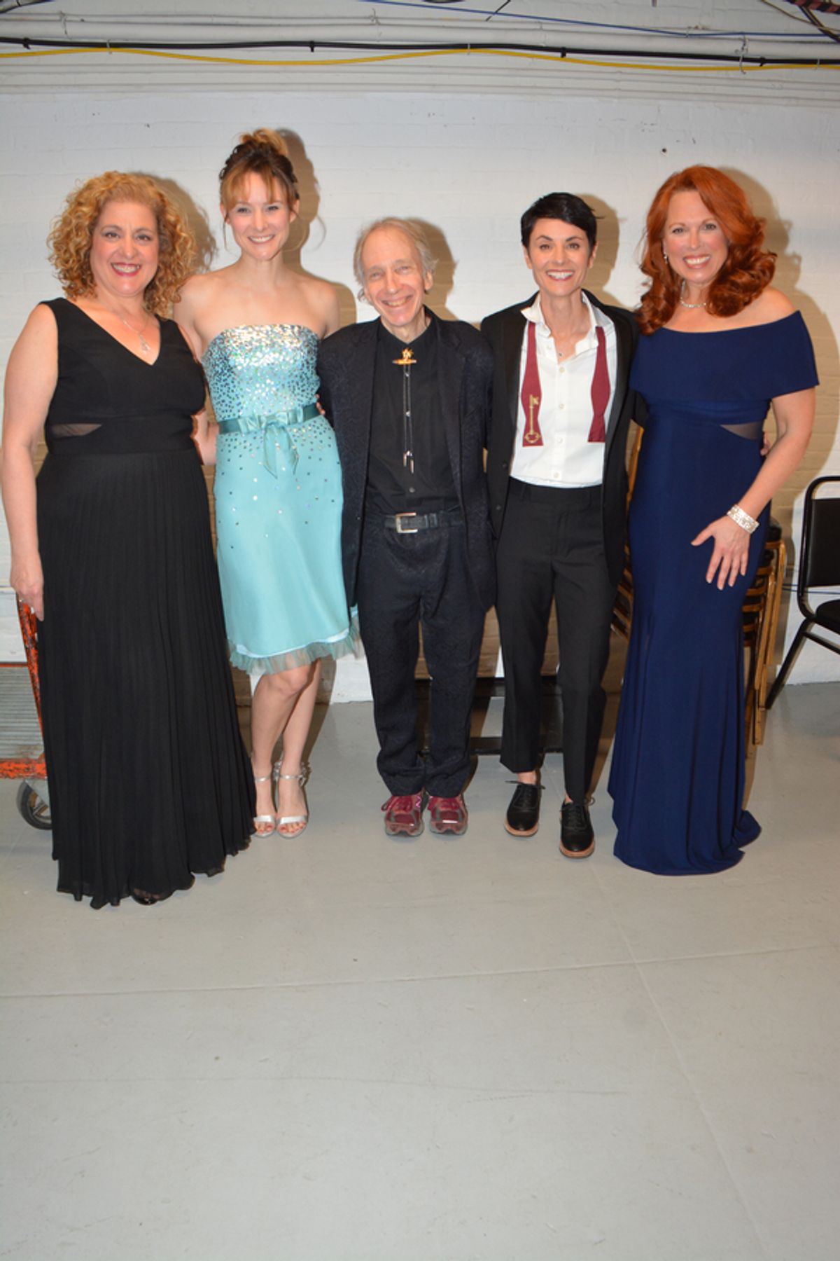 Mary Testa, Jill Paice, Scott Siegel, Beth Malone and Carolee Carmello at 