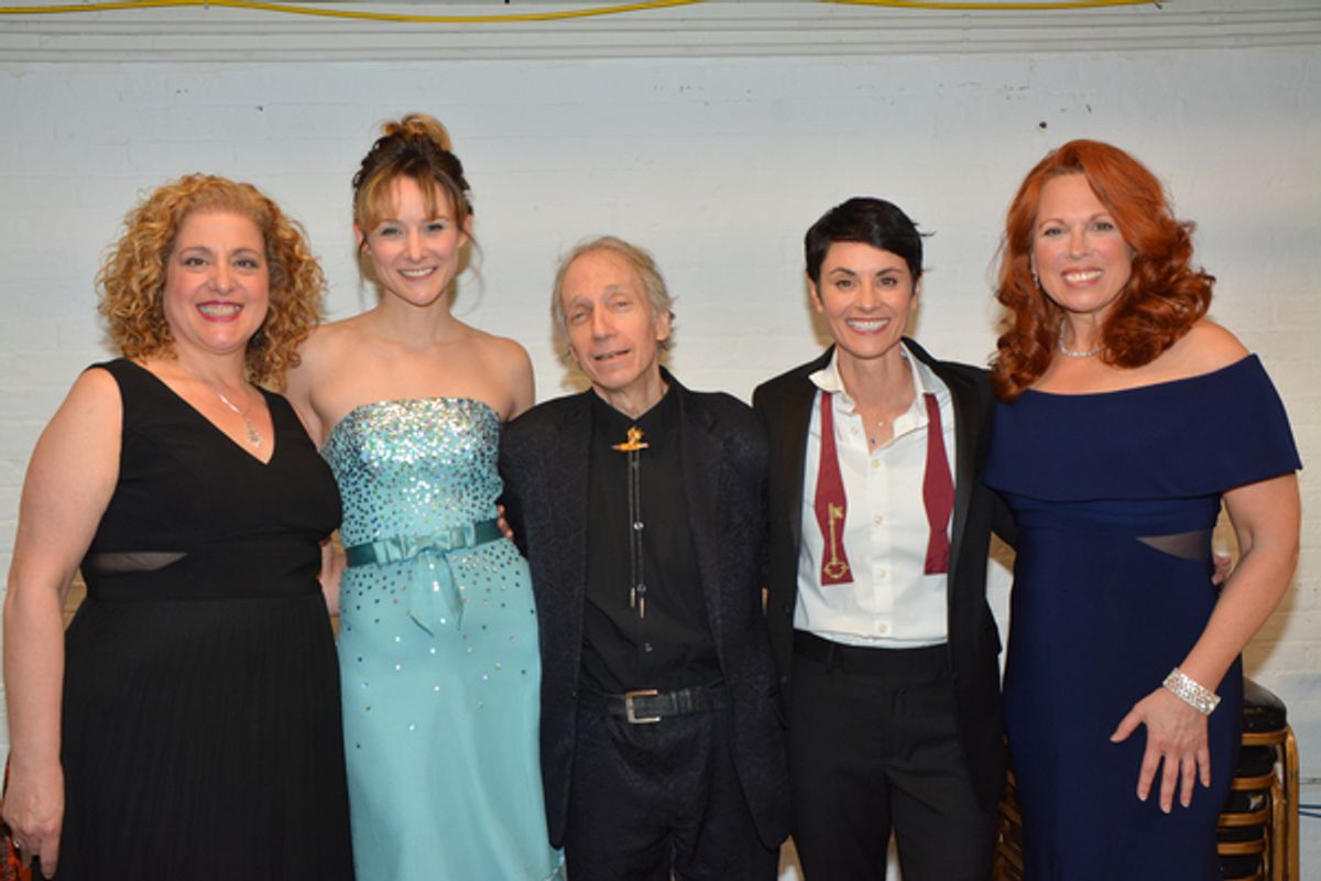 Mary Testa, Jill Paice, Scott Siegel, Beth Malone and Carolee Carmello at 