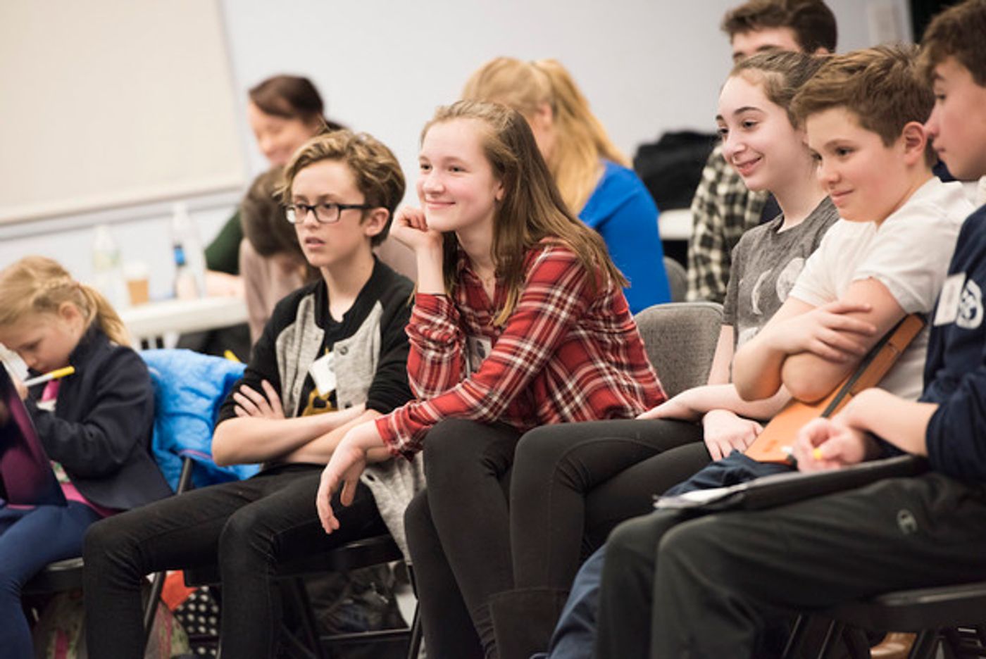 Photo Flash: HAMILTON's Javier Munoz Leads Master Class at NYC's Broadway Workshop  Image