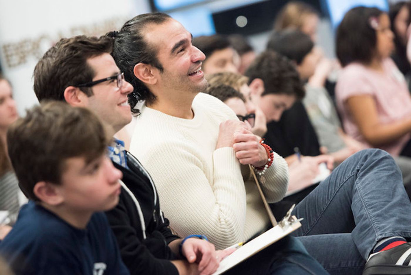 Photo Flash: HAMILTON's Javier Munoz Leads Master Class at NYC's Broadway Workshop  Image