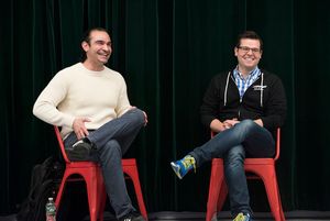 Javier Munoz and Marc Tumminelli @ BroadwayWorld Javier Munoz and Marc Tumminelli Photo