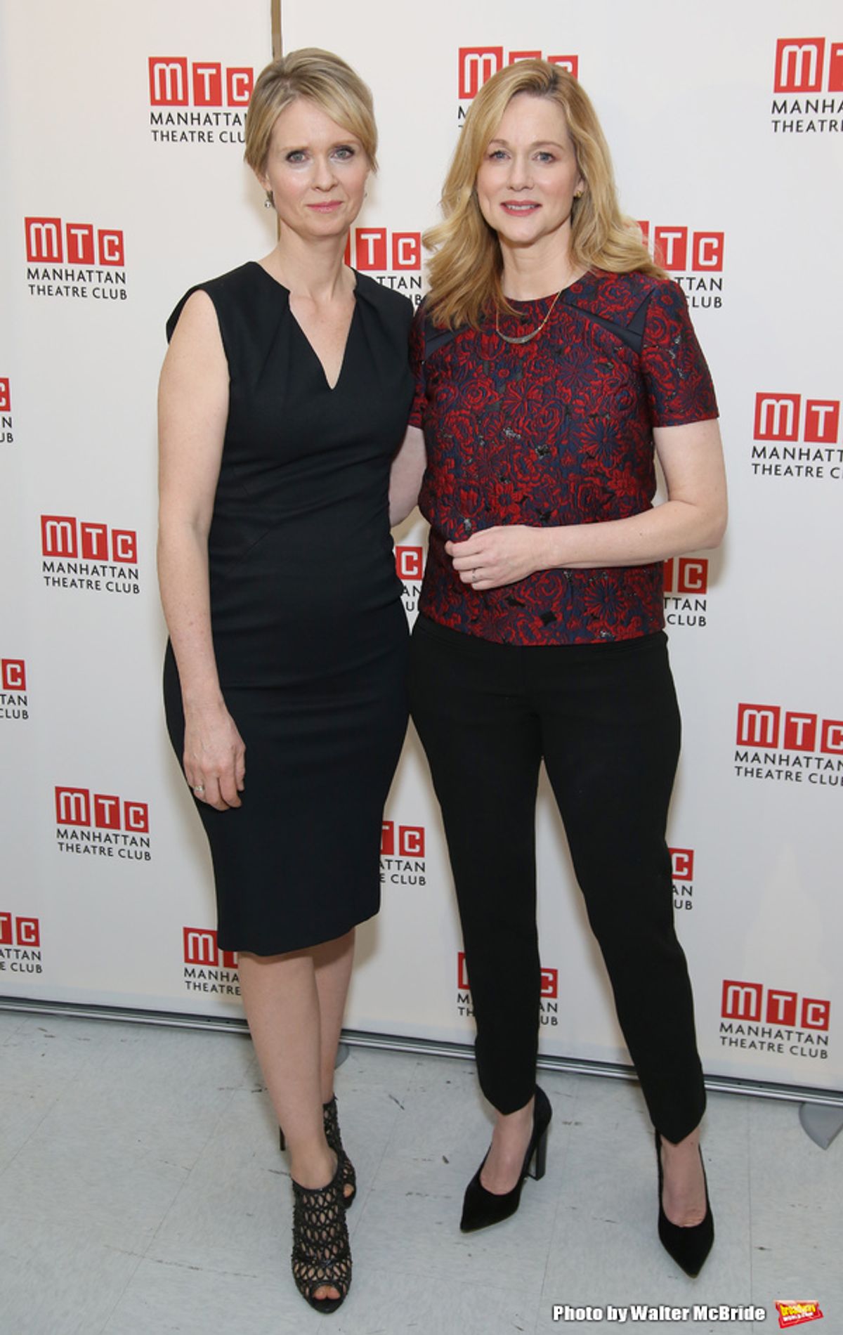 Cynthia Nixon and Laura Linney at 
