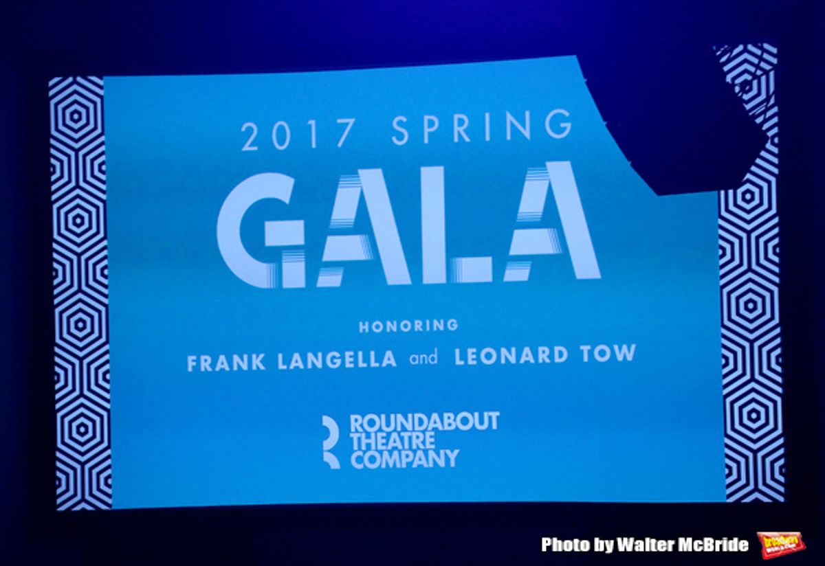 Stage atmosphere during the Roundabout Theatre Company's 2017 Spring Gala 'Act ii: Setting the Stage for Roundabout's Future'  presentation honoring Frank Langella and Leonard Tow at the Waldorf Astoria Hotel on February 27, 2017 in New York City. at 
