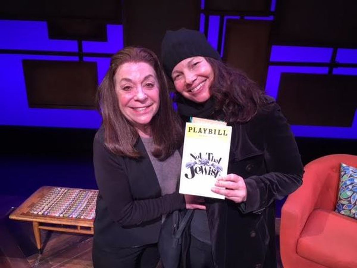 Photo Flash: Fran Drescher Visits Monica Piper's NOT THAT JEWISH Off-Broadway  Image