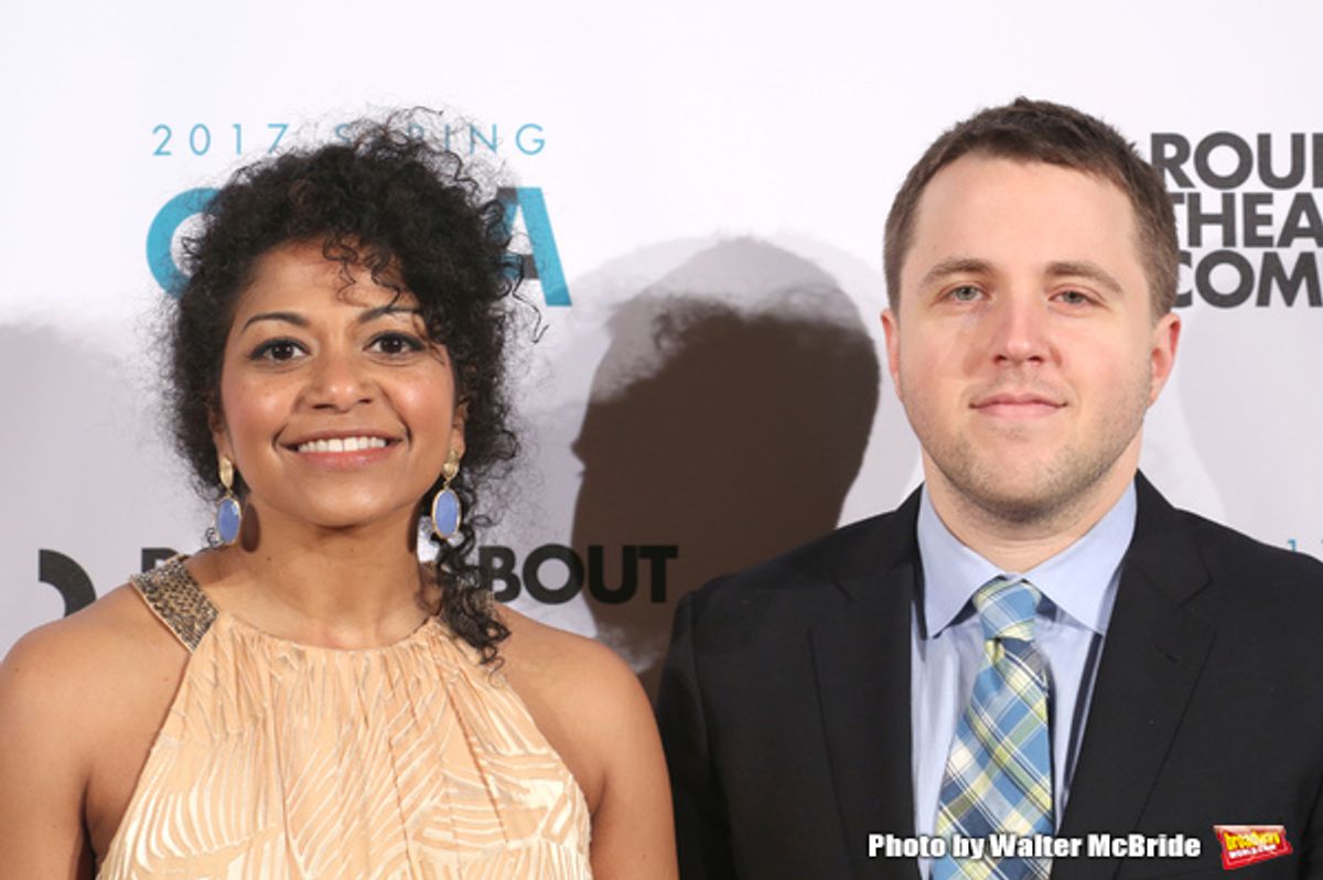 Rebecca Naomi Jones and Josh Harmon at 