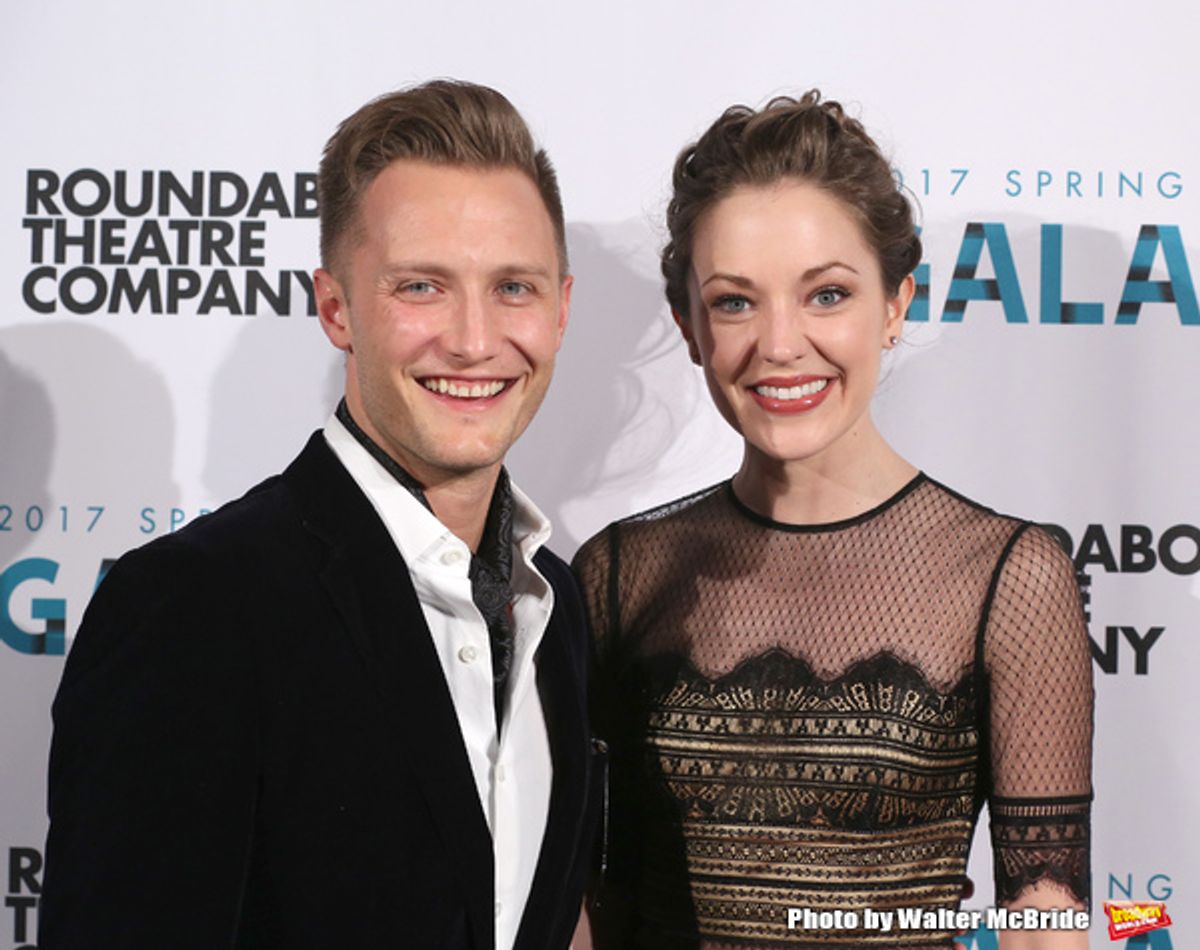 Nathan Johnson and Laura Osnes at 