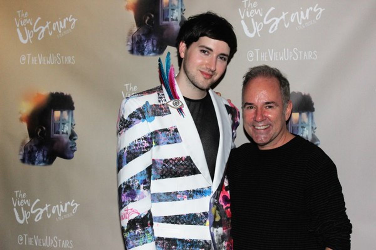 Max Vernon and Stephen Flaherty at 