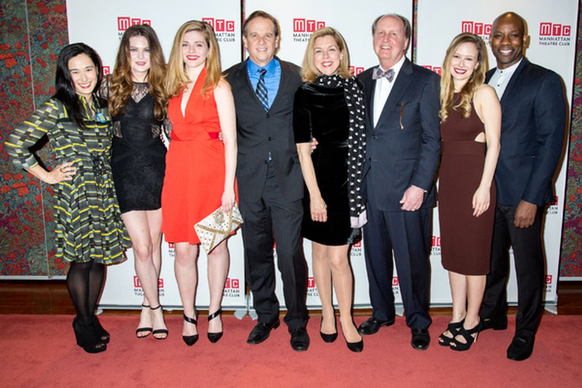 Jennifer Ikeda, Meghann Fahy, Molly Griggs, Donald Sage Mackay, Janie Dee, John C. Vennema, Molly Ranson, Maurice Jones at 