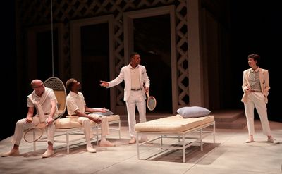 Geoffrey Culbertson, Tristan Parks, Myles Bullock, and Allison Altman  Photo